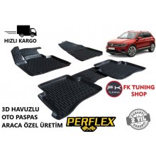 Volkswagen Tiguan 3D Havuzlu Oto Paspas Seti Perflex 2016 ve üzeri