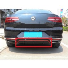 VOLSKWAGEN PASSAT B8 ARKA DİFÜZÖR PİANOBLACK-KIRMIZI ŞERİTLİ (2015 ve üzeri