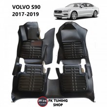 Volvo S90 5D Havuzlu Paspas Seti Deluxrider Siyah Renk 2017-2019 Volvo S90 5D Havuzlu Paspas Seti Deluxrider Siyah Renk 2017-2019