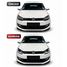 VW Polo 6R 6C Uyumlu J Dizayn Led Ön Far Seti