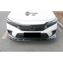 Honda Civic FE Ön Tampon Eki Lip (pianoblack-plastik) 2022 ve üzeri