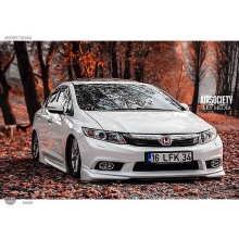 HONDA CİVİC FB7 ÖN TAMPON EKİ 2012 2016 (Polyester-boyasız)