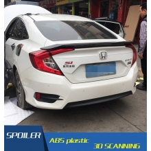 HONDA CİVİC FC5 TURBO SPOYLER 2016-2021 (plastik/ışıksız)