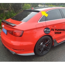 Audi A3 Cam Üstü Spoyler Sedan (plastik-pianoblack) 2013-2016
