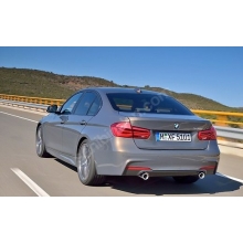 BMW F30 3.35 DİFUZOR CİFT CİKİS FÜME RENK(2012-2018)