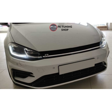 Volkswagen Golf 7.5 R Logosuz Ön Panjur Pianoblack 2018-2020