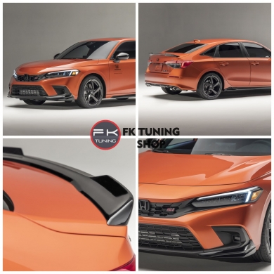 Honda Civic FE Body Kit Seti 2021 ve üzeri (ithal-pianoblack
