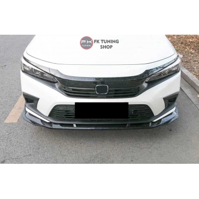 Honda Civic FE Ön Tampon Eki Lip (pianoblack-plastik) 2022 ve üzeri