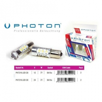 PHOTON P21W RED 93 21SMD EXCLUSIVE SERIE       
