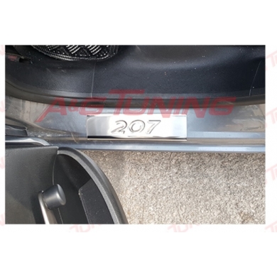 Peugeot 207 Krom Kapı Eşiği 4 Parça Takım 2006-2012 
