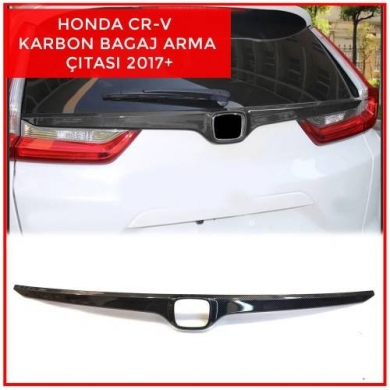 Honda Cr-v Arka Logo Çevre Kaplaması Karbon 2017-2019