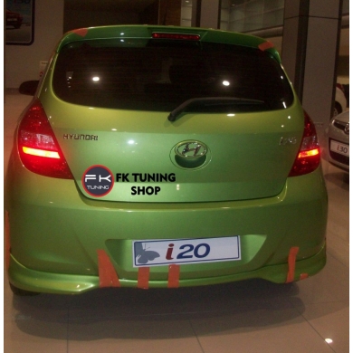Hyundai İ20 Arka Tampon Eki Difüzör (polyester/boyasız) 2009-2012