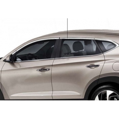 Hyundai Tucson Krom Cam Çıtası Çevirme Tam Tur 2015 ve üzeri