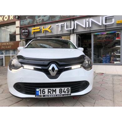 Renault Clio 4 Krom Ön Panjur Çıtası 2 parça