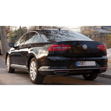 Volkswagen Passat B8 Difüzör Krom Egzoz Görünümü 2014-2019 