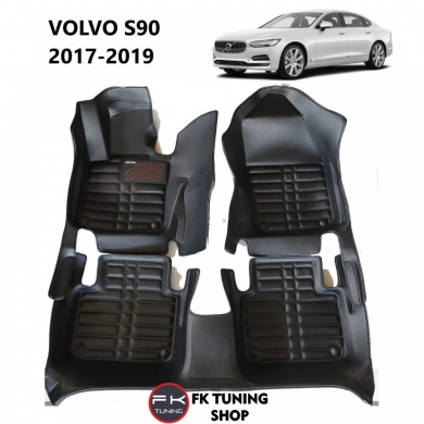 Volvo S90 5D Havuzlu Paspas Seti Neo Siyah Renk 2017-2019
