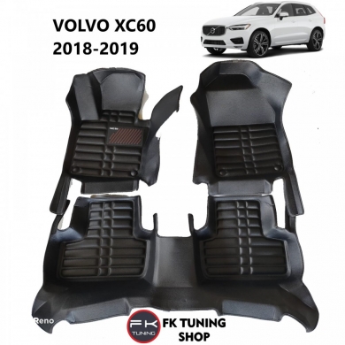 Volvo XC60 5D Havuzlu Paspas Seti Neo Siyah Renk 2018-2019